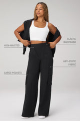 downtown wide leg cargo pant