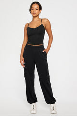 year round terry cargo jogger