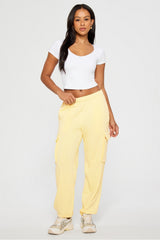 year round terry cargo jogger