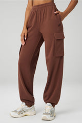 year round terry cargo jogger