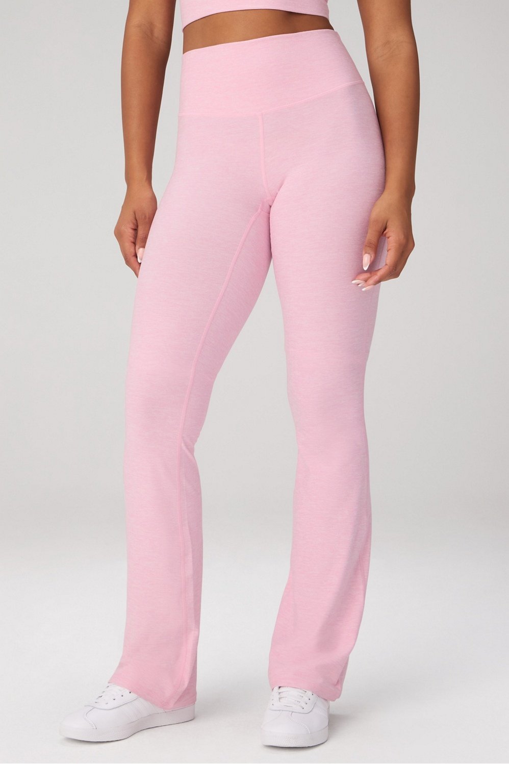 heatherflex high-waisted tlc mini flare