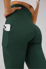 cold weather pocketed high-waisted mini flare