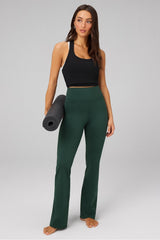 cold weather pocketed high-waisted mini flare