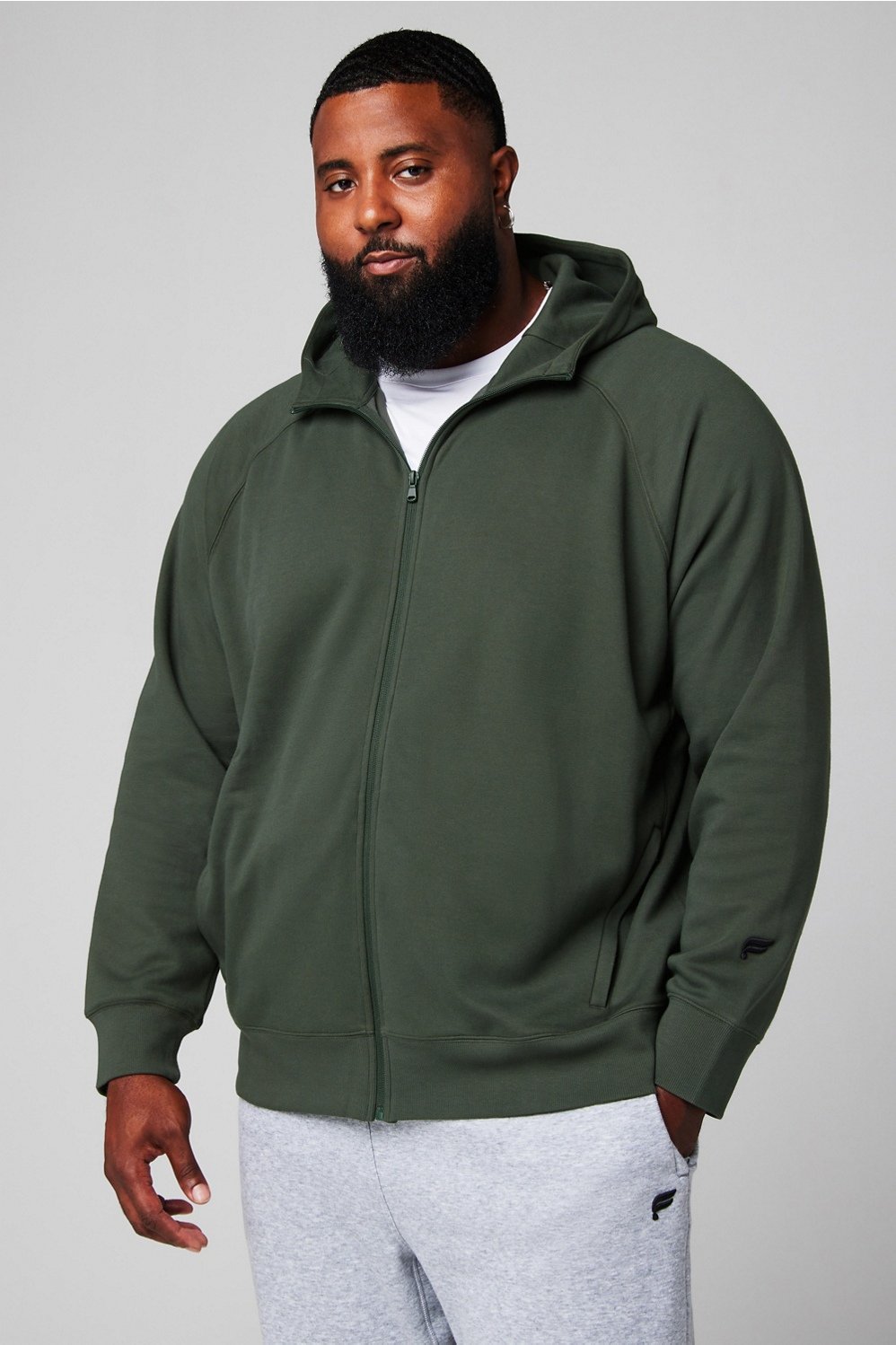 the go-to full zip hoodie