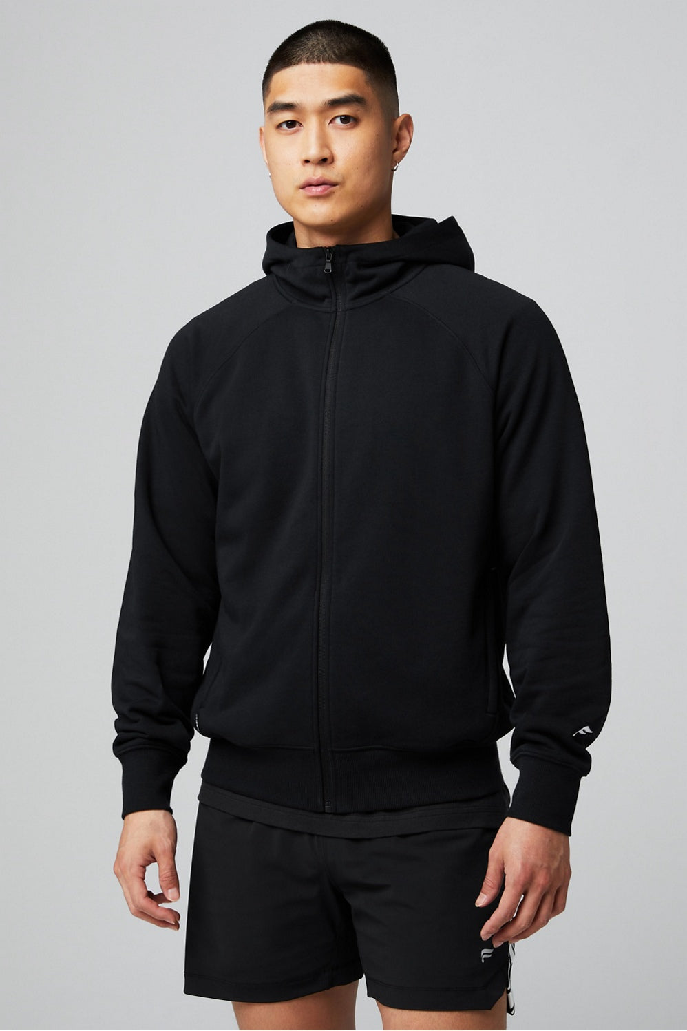 the year round terry full zip hoodie