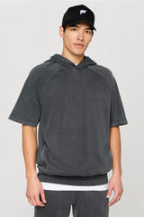 the year round terry short sleeve hoodie
