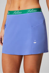 woven pocket skirt with built-in short