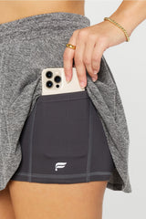 cloud jersey flounce skirt