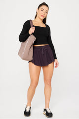 cloud jersey flounce skirt