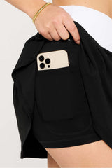 crossover flounce skirt classic mini