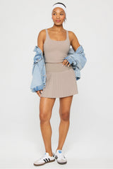 hot shot pleated skirt classic mini