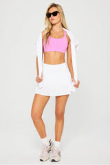 hot shot pleated skirt ultra mini