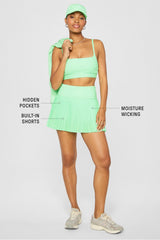 hot shot pleated skirt ultra mini