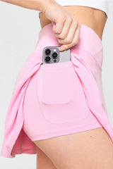 crossover flounce skirt ultra mini