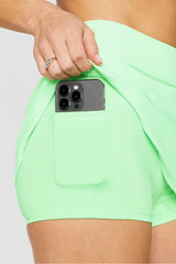 active piped skirt ultra mini