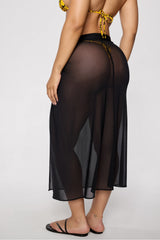 sheer mesh sarong