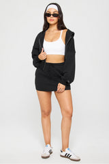 year round terry mini skirt