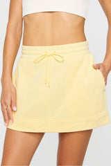 year round terry mini skirt