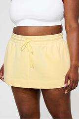 year round terry mini skirt