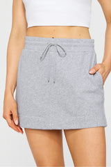 year round terry mini skirt