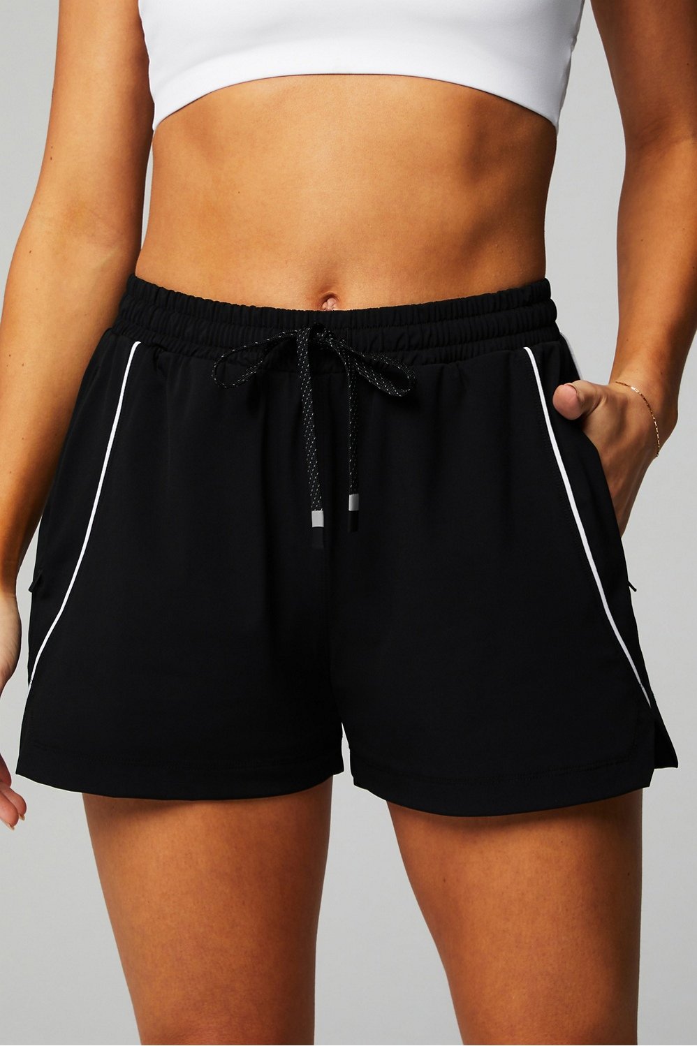 the piped one short 3" - women's