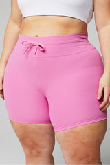 oasis rib high-waisted 6" short