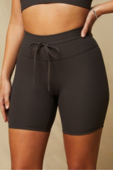 oasis rib high-waisted 6" short