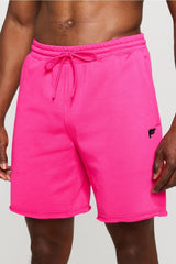 the year round terry raw edge short