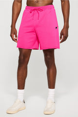 the year round terry raw edge short