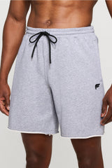 the year round terry raw edge short