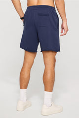 the year round terry raw edge short