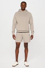 the year round terry raw edge short