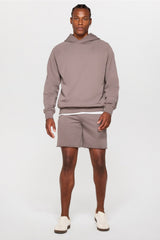 the year round terry raw edge short