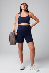 pureluxe high-waisted maternity 6'' short