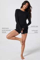 luxe360 rib shorts 4"