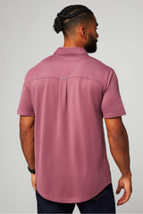 the dash short sleeve button up