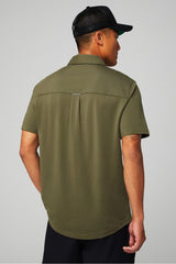 the dash short sleeve button up