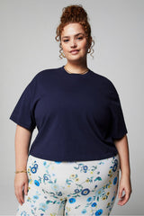 100% cotton boxy tee