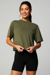 100% cotton boxy tee