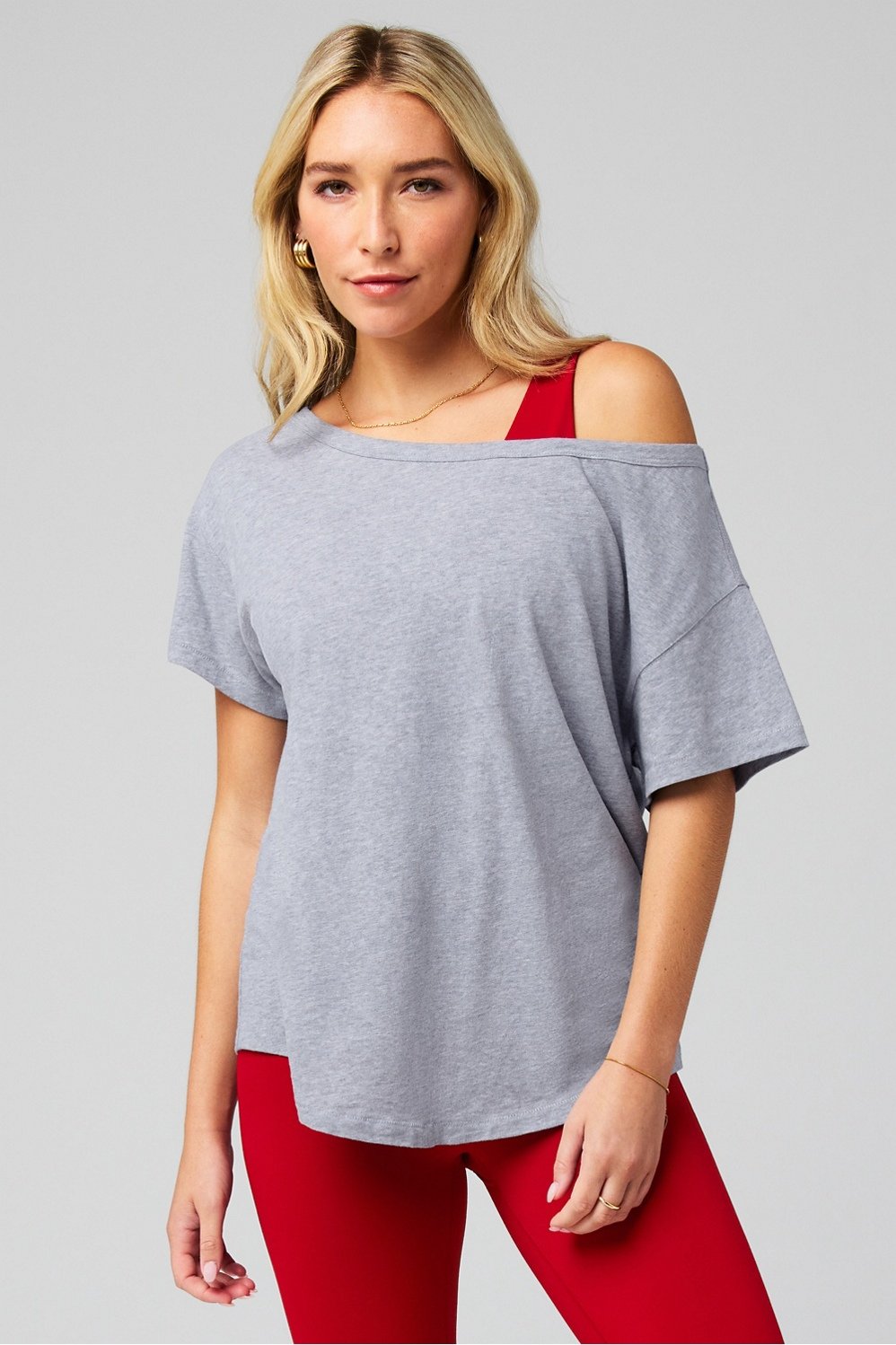 100% cotton oversized tee