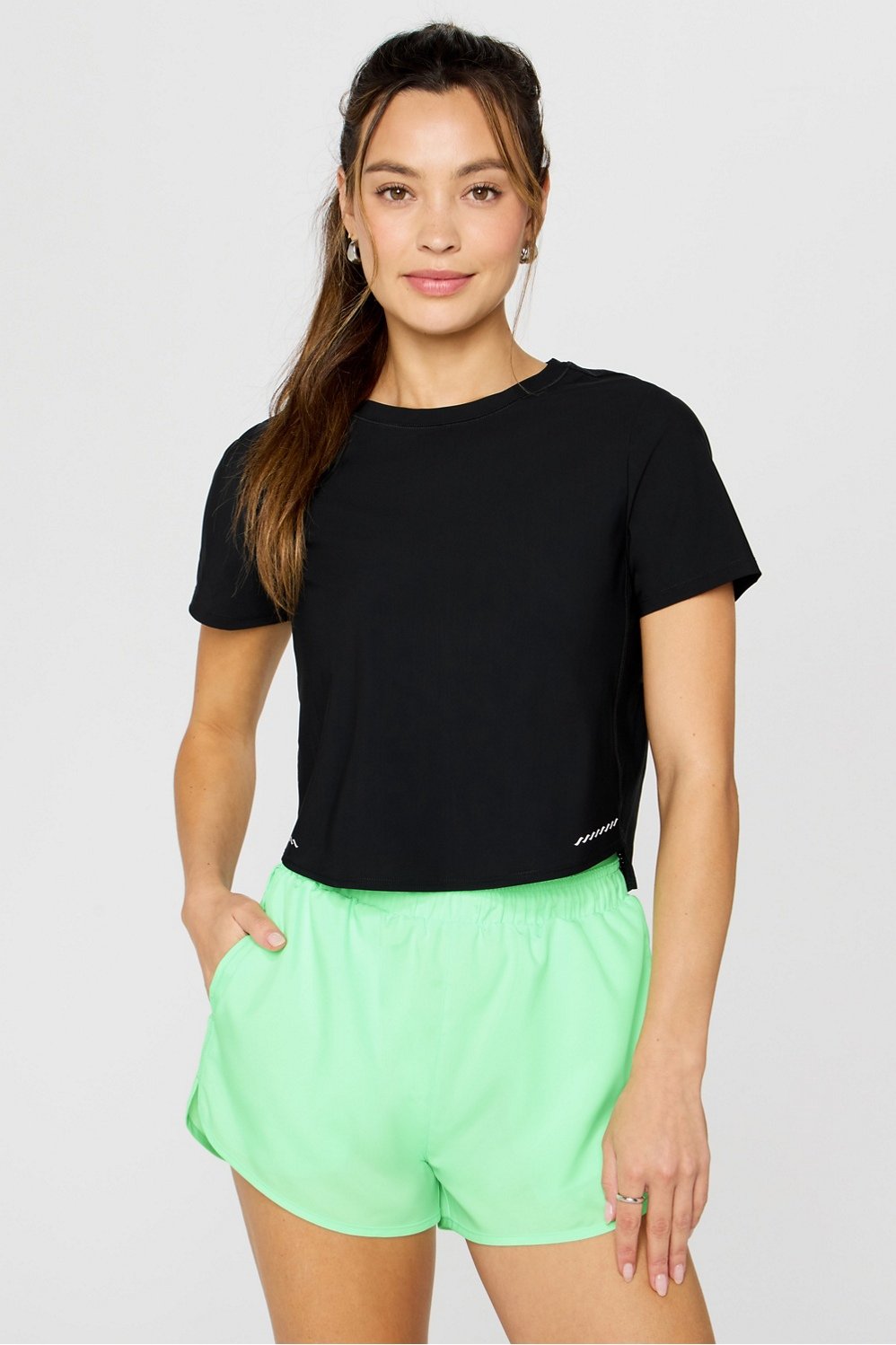 essential air short sleeve top