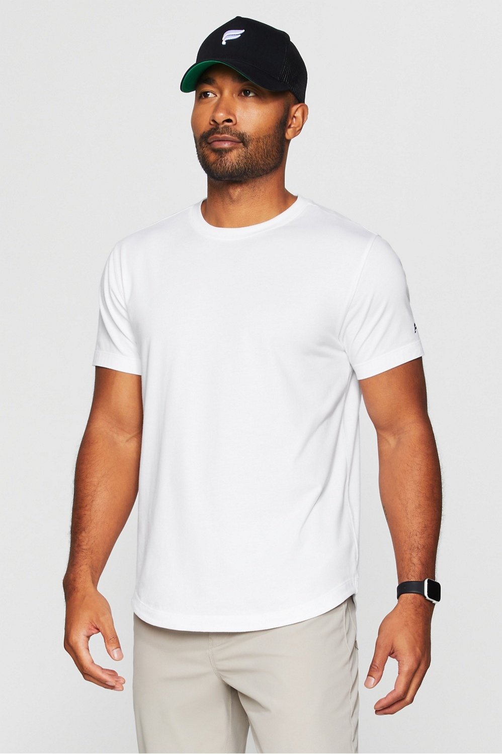 the 24-7 tee curved hem