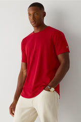 the 24-7 tee curved hem
