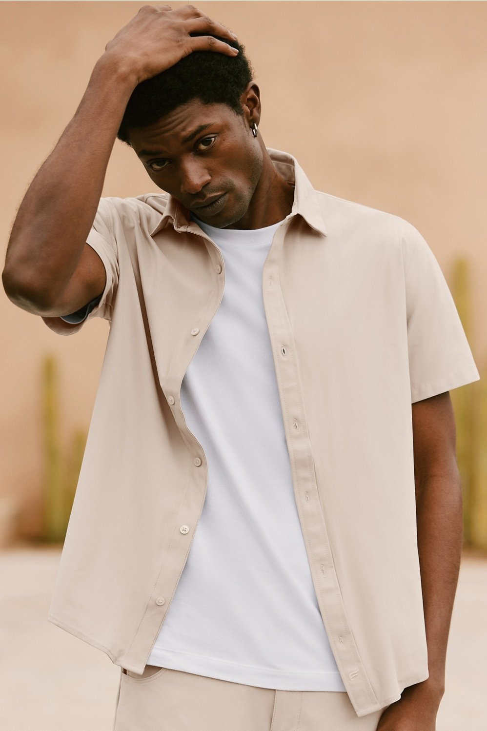 the don short sleeve button up