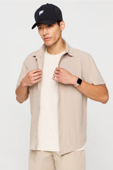 the don short sleeve button up