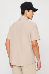 the don short sleeve button up