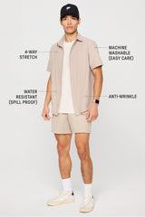 the don short sleeve button up