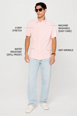 the don short sleeve button up