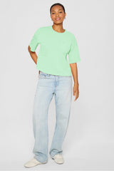 heavy cotton pocket tee