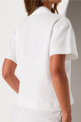 cotton voile resort shirt